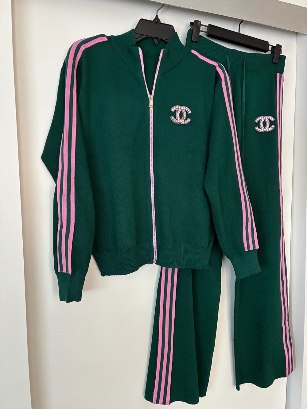 New Womens 2 Piece Luxury Loungewear Set Size Medium